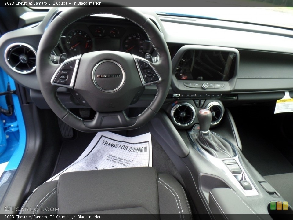 Jet Black Interior Dashboard for the 2023 Chevrolet Camaro LT1 Coupe #144947855