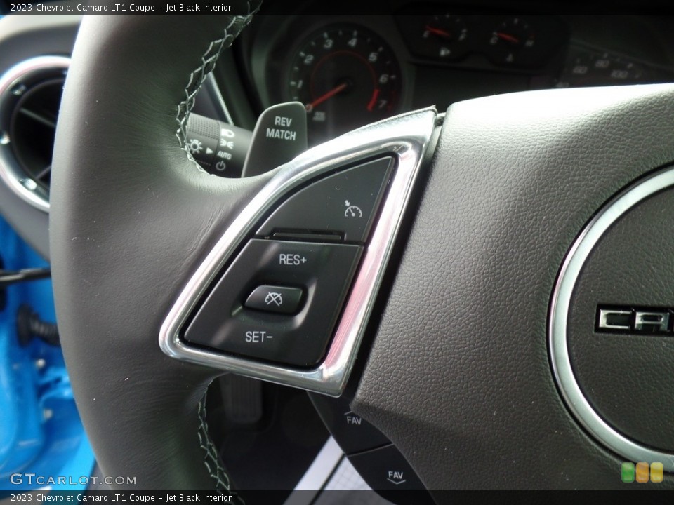 Jet Black Interior Steering Wheel for the 2023 Chevrolet Camaro LT1 Coupe #144947920