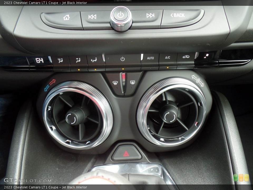 Jet Black Interior Controls for the 2023 Chevrolet Camaro LT1 Coupe #144948037