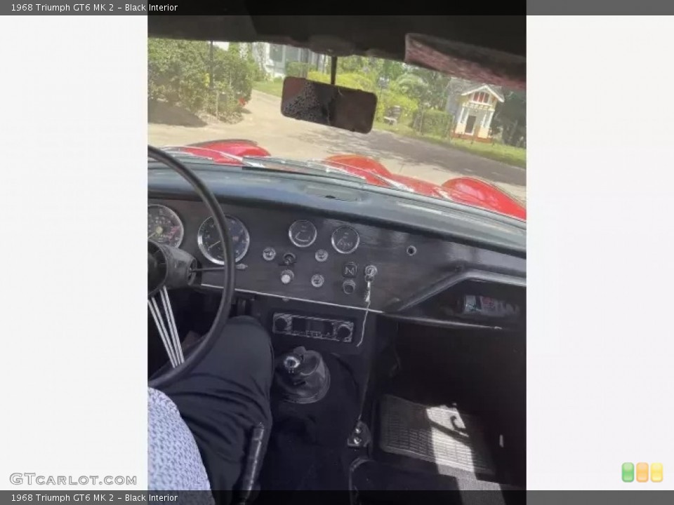 Black 1968 Triumph GT6 Interiors