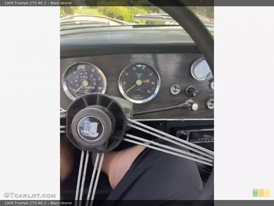 Black Interior Gauges for the 1968 Triumph GT6 MK 2 #144948088