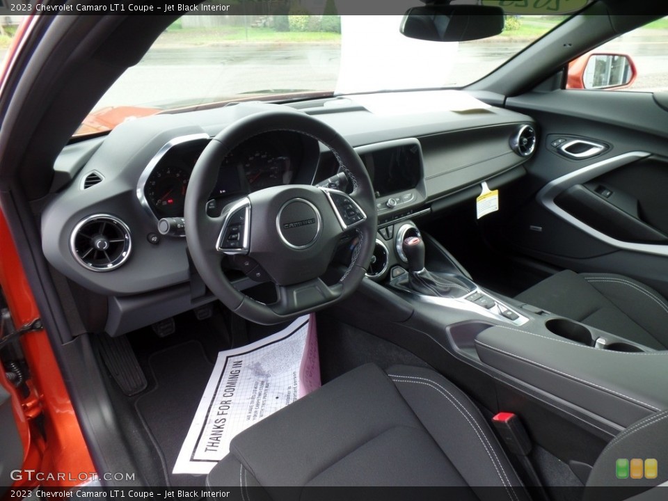 Jet Black Interior Photo for the 2023 Chevrolet Camaro LT1 Coupe #144948697