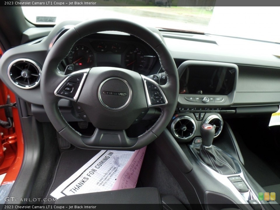 Jet Black Interior Dashboard for the 2023 Chevrolet Camaro LT1 Coupe #144948712