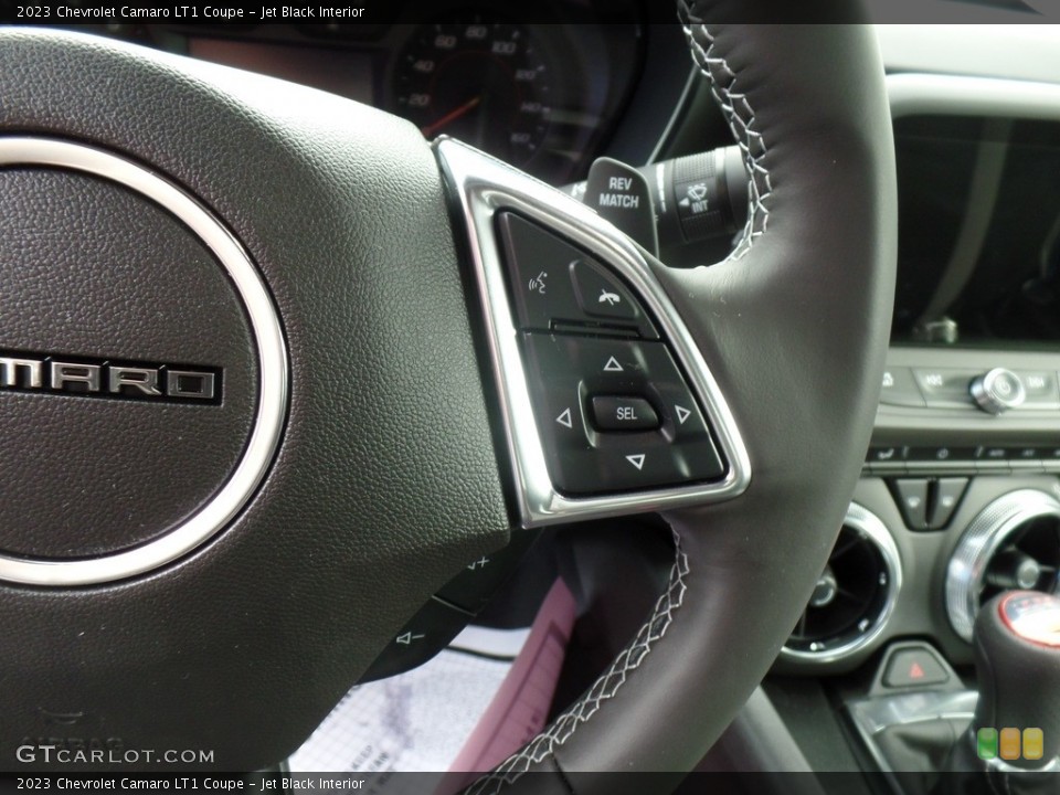 Jet Black Interior Steering Wheel for the 2023 Chevrolet Camaro LT1 Coupe #144948754
