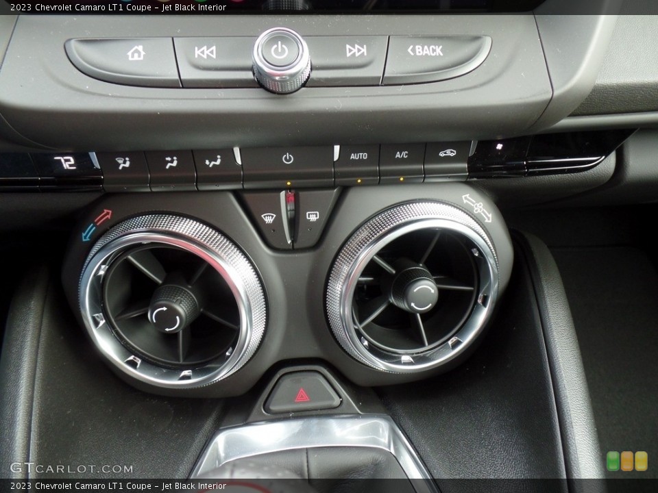 Jet Black Interior Controls for the 2023 Chevrolet Camaro LT1 Coupe #144948849