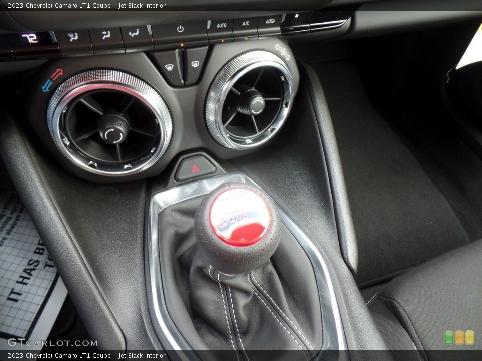Jet Black Interior Transmission for the 2023 Chevrolet Camaro LT1 Coupe #144948862