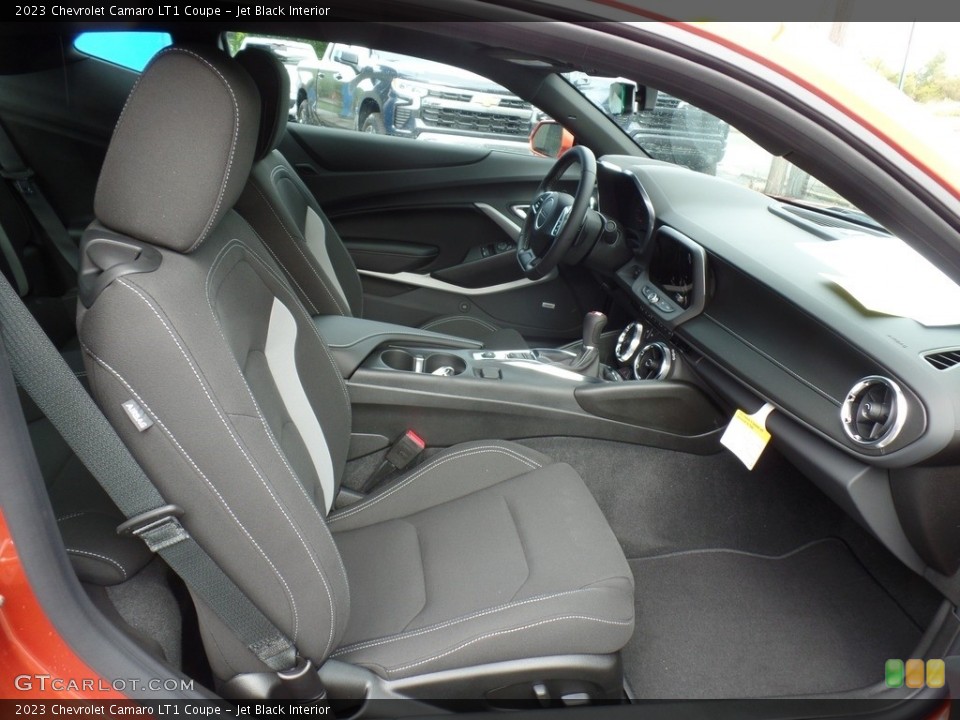 Jet Black Interior Front Seat for the 2023 Chevrolet Camaro LT1 Coupe #144948940