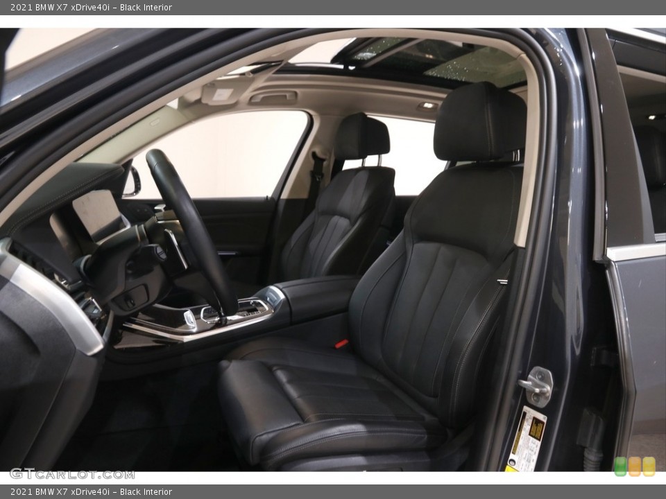 Black 2021 BMW X7 Interiors