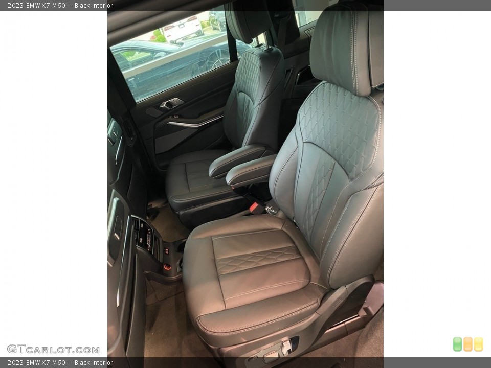 Black Interior Rear Seat for the 2023 BMW X7 M60i #144949396