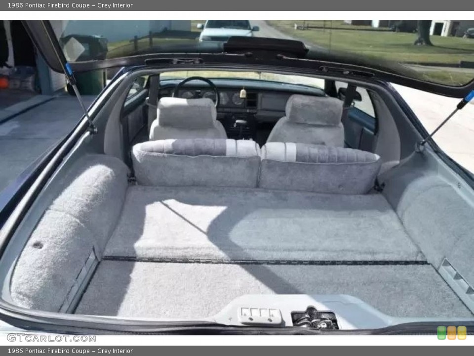 Grey Interior Trunk for the 1986 Pontiac Firebird Coupe #144951198