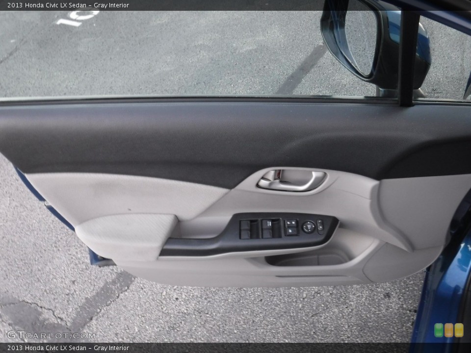 Gray Interior Door Panel for the 2013 Honda Civic LX Sedan #144952629