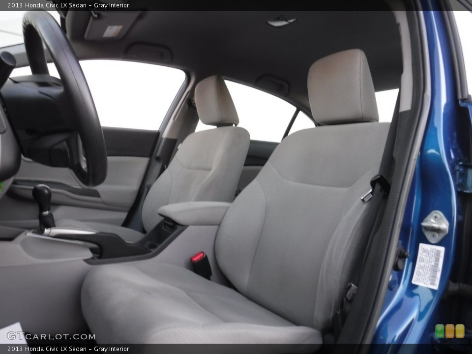 Gray Interior Front Seat for the 2013 Honda Civic LX Sedan #144952668