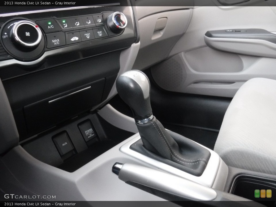 Gray Interior Transmission for the 2013 Honda Civic LX Sedan #144952914