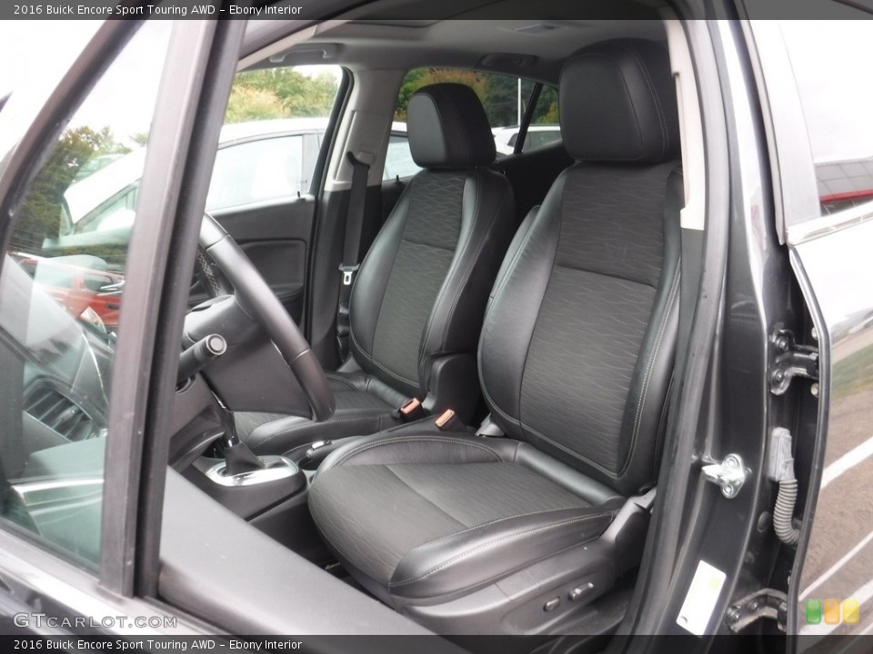 Ebony Interior Front Seat for the 2016 Buick Encore Sport Touring AWD #144954659