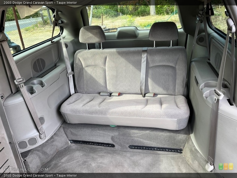Taupe Interior Rear Seat for the 2003 Dodge Grand Caravan Sport #144955274