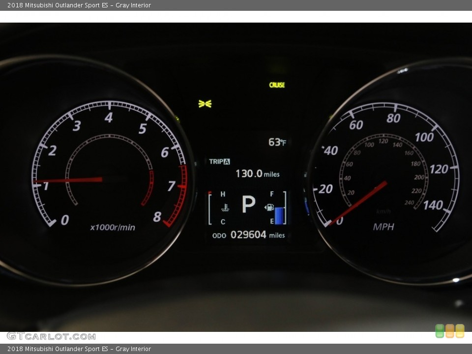 Gray Interior Gauges for the 2018 Mitsubishi Outlander Sport ES #144957983