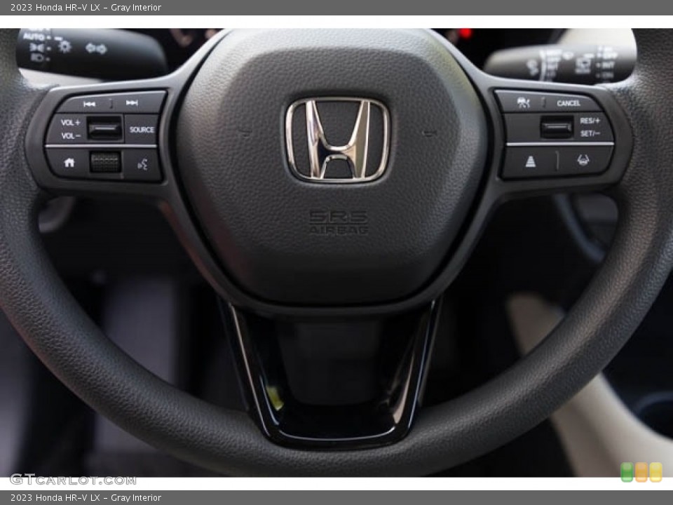 Gray Interior Steering Wheel for the 2023 Honda HR-V LX #144959624