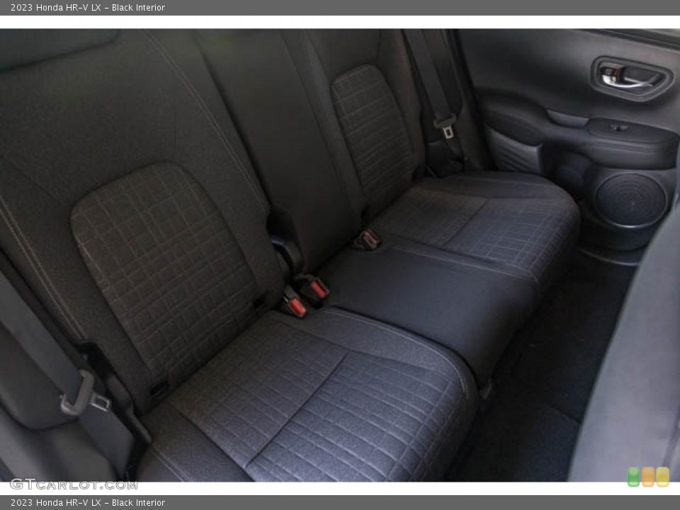 Black Interior Rear Seat for the 2023 Honda HR-V LX #144960596
