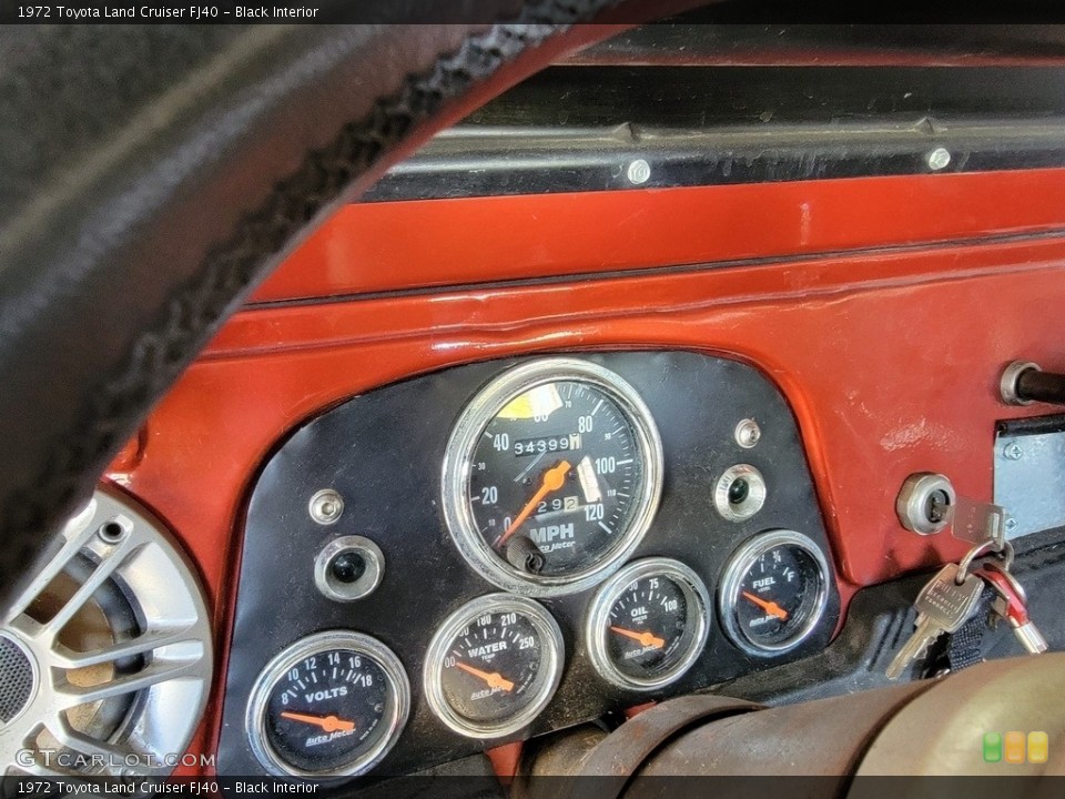 Black Interior Gauges for the 1972 Toyota Land Cruiser FJ40 #144960668