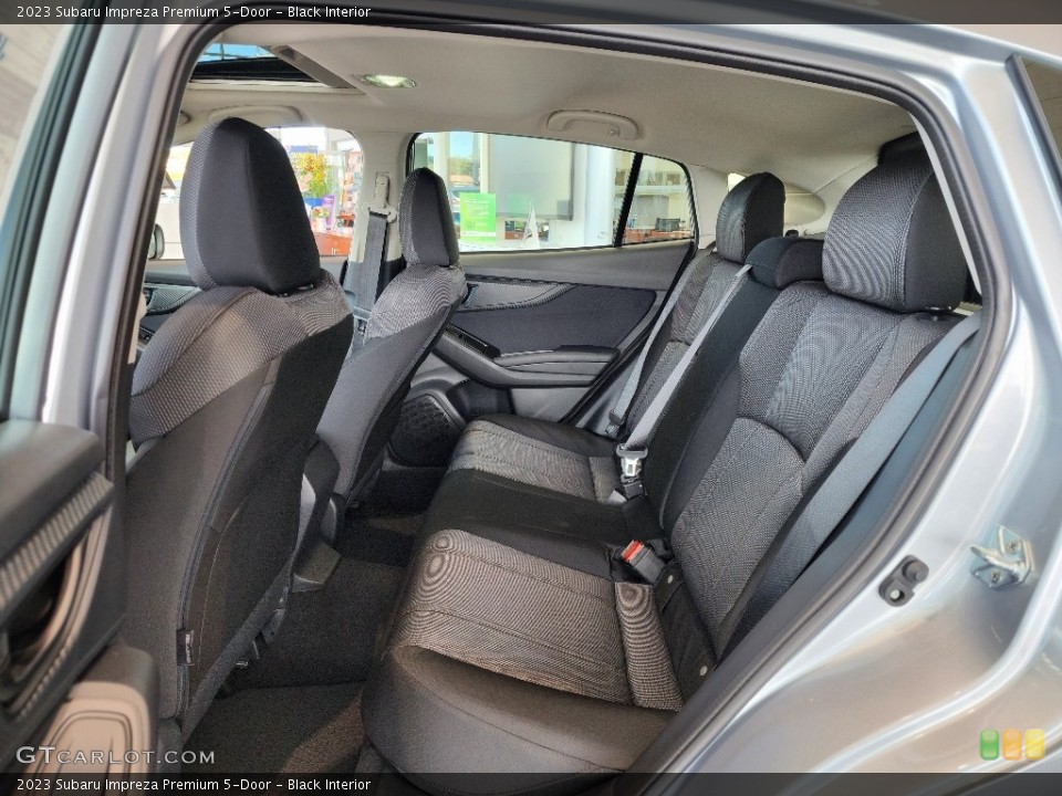 Black Interior Rear Seat for the 2023 Subaru Impreza Premium 5-Door #144961205