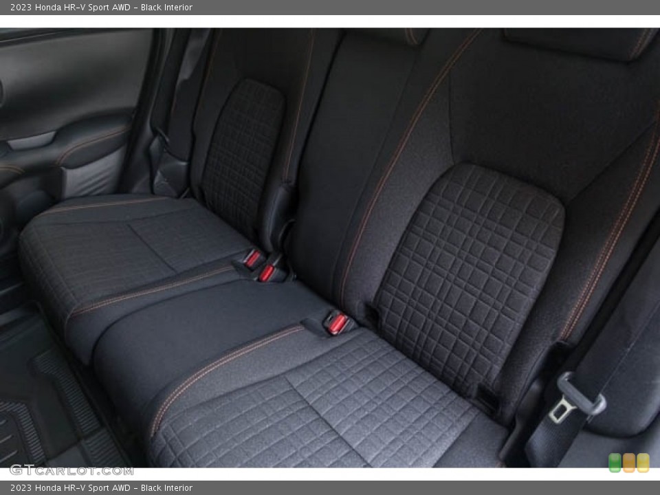 Black Interior Rear Seat for the 2023 Honda HR-V Sport AWD #144963533