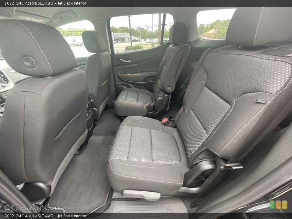 Jet Black Interior Rear Seat for the 2022 GMC Acadia SLE AWD #144966433