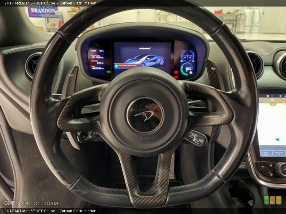 Carbon Black Interior Steering Wheel for the 2017 McLaren 570GT Coupe #144966953