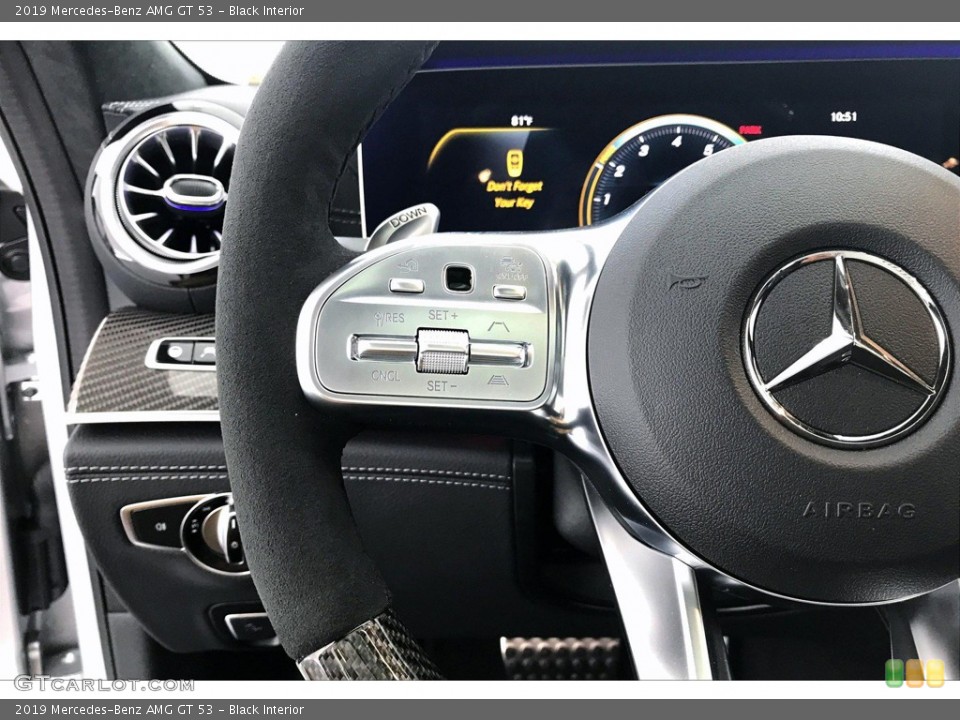 Black Interior Steering Wheel for the 2019 Mercedes-Benz AMG GT 53 #144967160