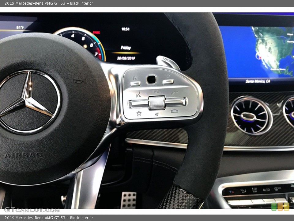 Black Interior Steering Wheel for the 2019 Mercedes-Benz AMG GT 53 #144967187