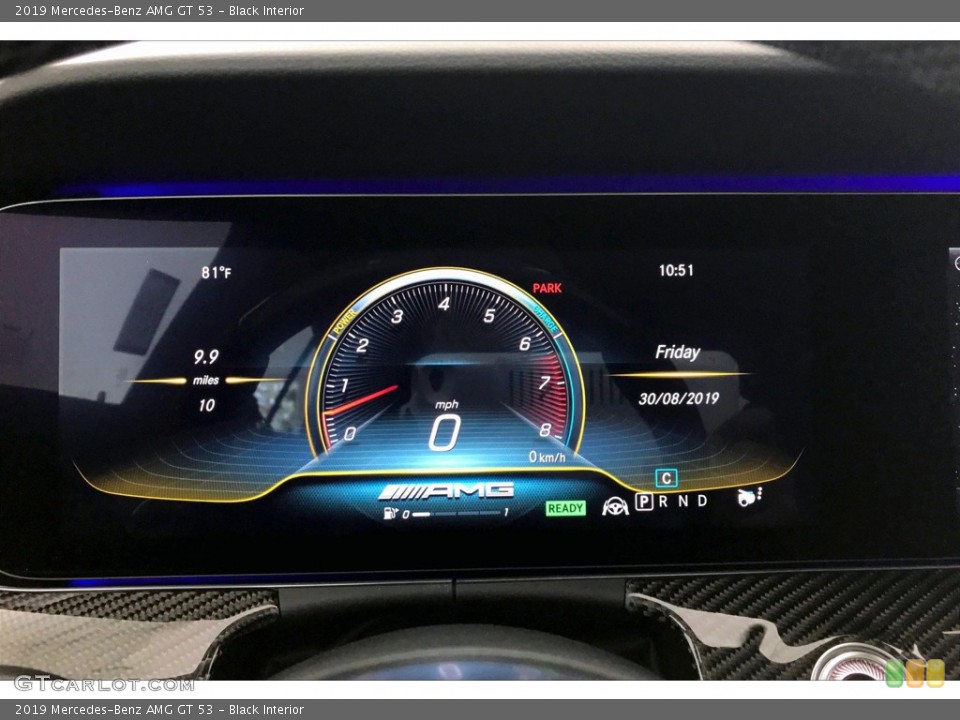 Black Interior Gauges for the 2019 Mercedes-Benz AMG GT 53 #144967217