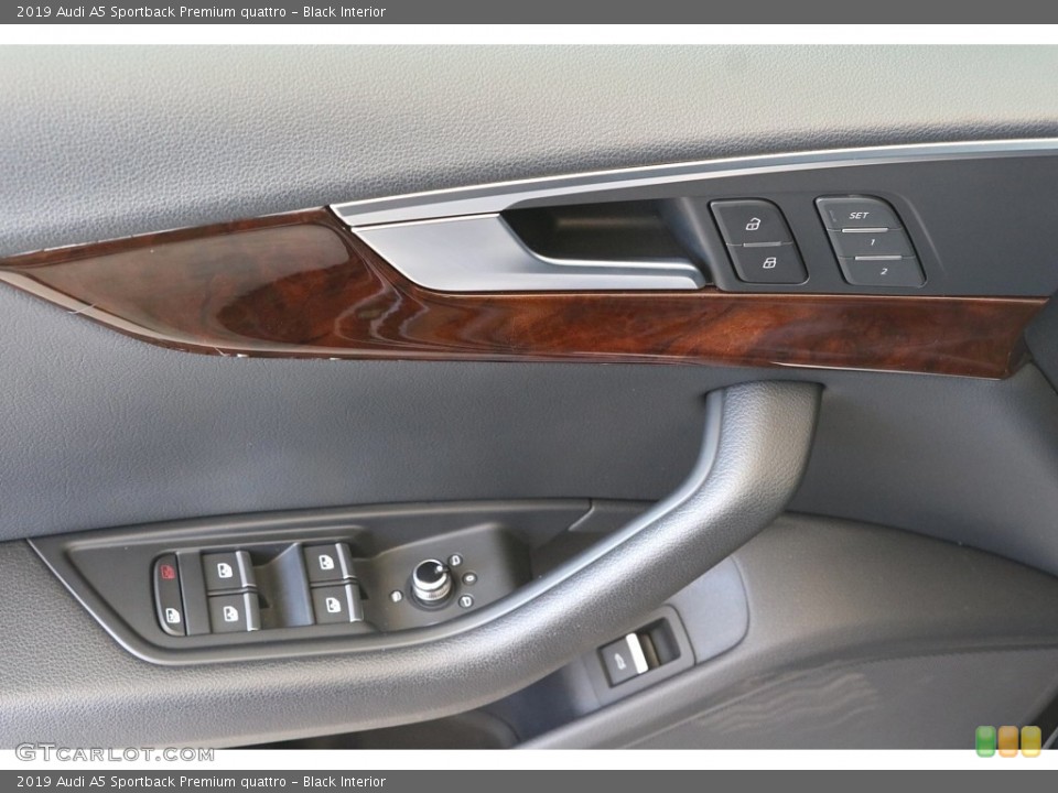 Black Interior Door Panel for the 2019 Audi A5 Sportback Premium quattro #144967919
