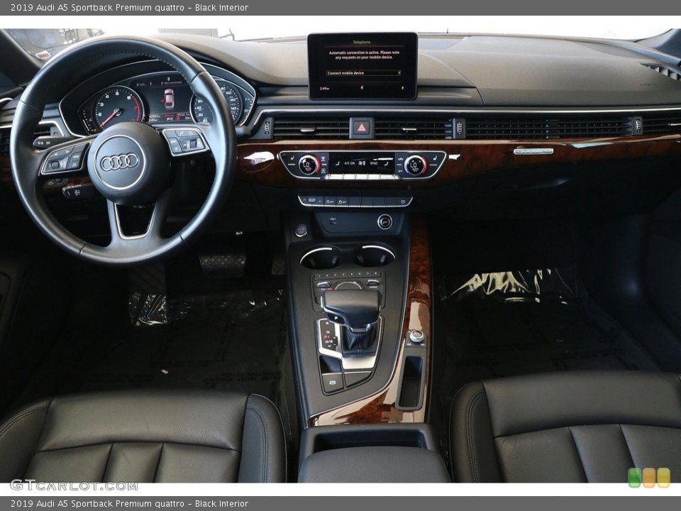 Black Interior Dashboard for the 2019 Audi A5 Sportback Premium quattro #144967961