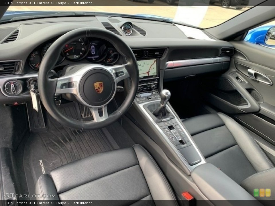 Black Interior Front Seat for the 2015 Porsche 911 Carrera 4S Coupe #144968024