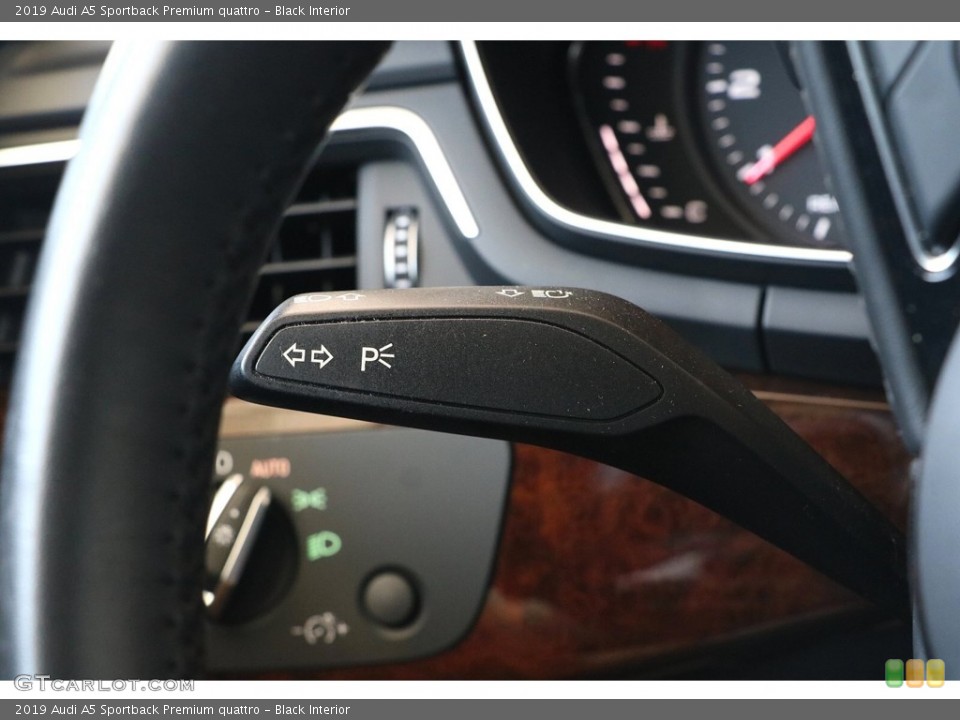 Black Interior Controls for the 2019 Audi A5 Sportback Premium quattro #144968330