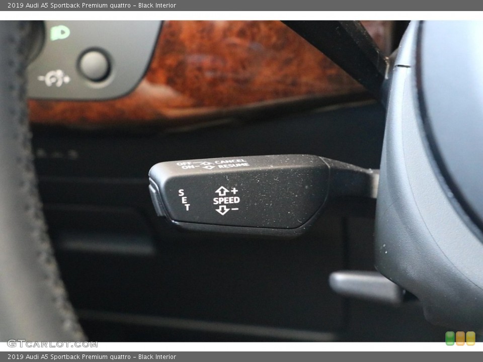 Black Interior Controls for the 2019 Audi A5 Sportback Premium quattro #144968353