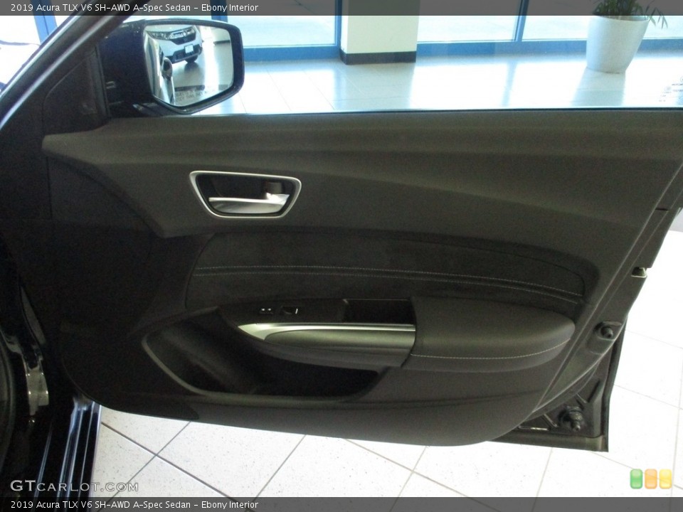 Ebony Interior Door Panel for the 2019 Acura TLX V6 SH-AWD A-Spec Sedan #144972698
