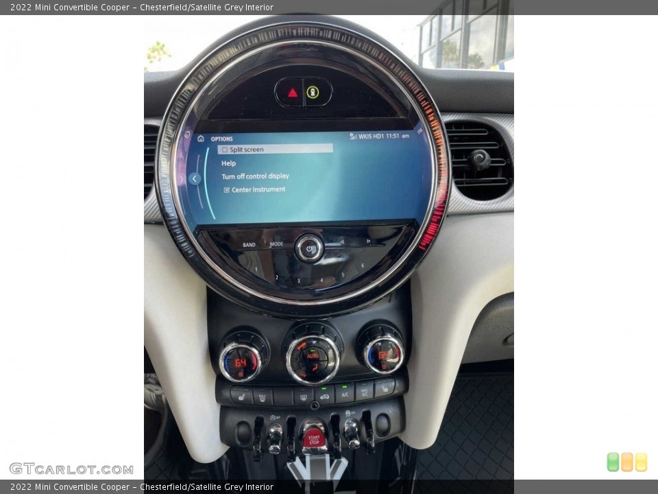 Chesterfield/Satellite Grey Interior Controls for the 2022 Mini Convertible Cooper #144974711