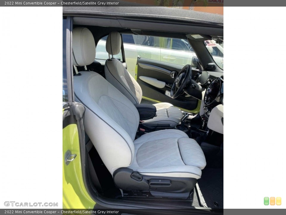 Chesterfield/Satellite Grey Interior Front Seat for the 2022 Mini Convertible Cooper #144974732