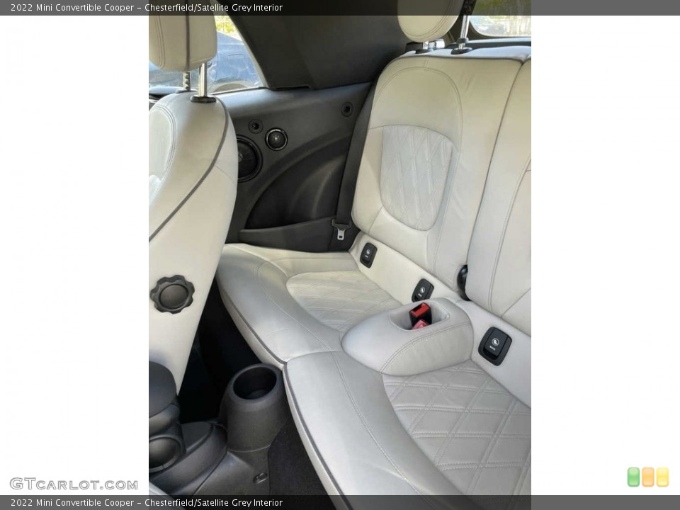 Chesterfield/Satellite Grey Interior Rear Seat for the 2022 Mini Convertible Cooper #144974756