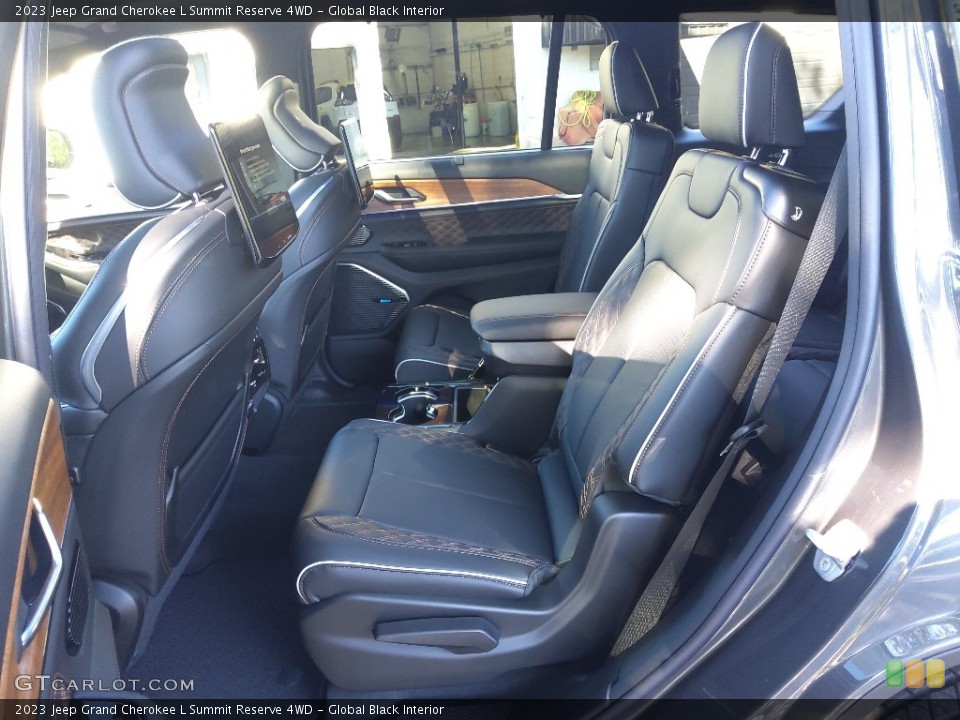 Global Black Interior Rear Seat for the 2023 Jeep Grand Cherokee L Summit Reserve 4WD #144975799