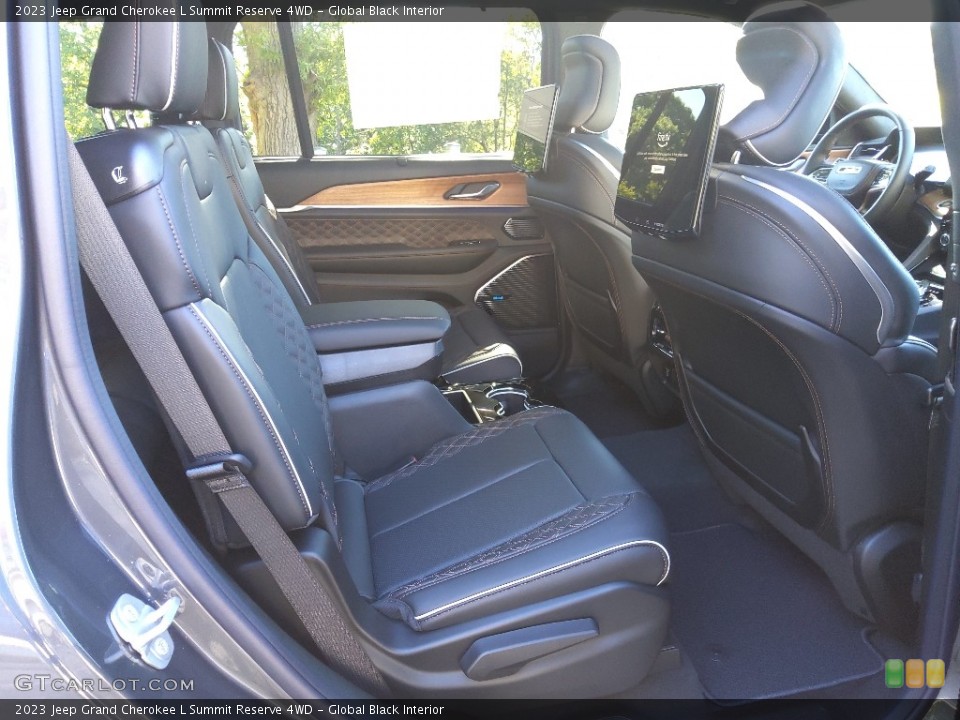 Global Black Interior Rear Seat for the 2023 Jeep Grand Cherokee L Summit Reserve 4WD #144976000