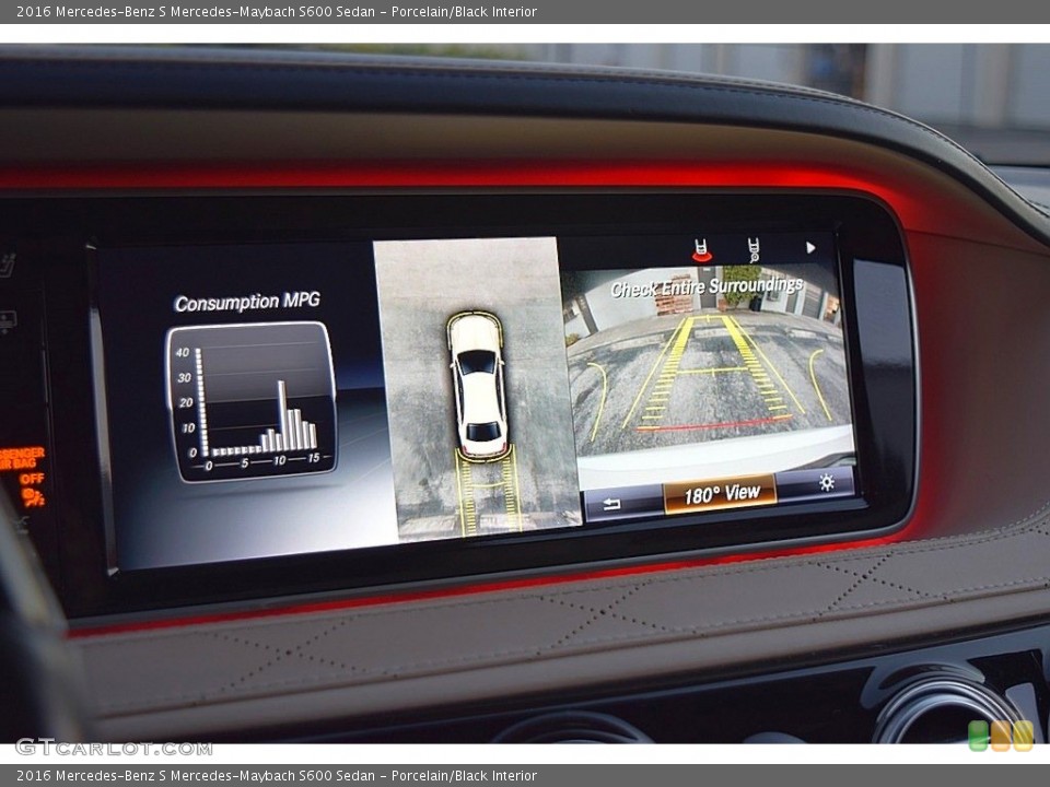 Porcelain/Black Interior Controls for the 2016 Mercedes-Benz S Mercedes-Maybach S600 Sedan #144976345