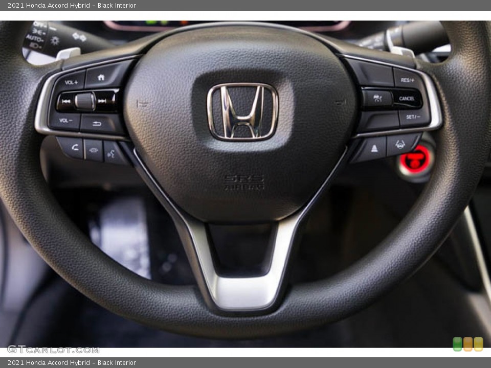 Black Interior Steering Wheel for the 2021 Honda Accord Hybrid #144977239