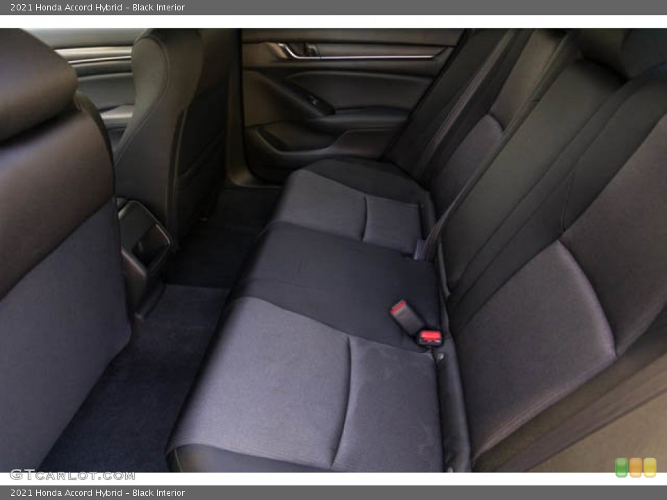Black Interior Rear Seat for the 2021 Honda Accord Hybrid #144977257