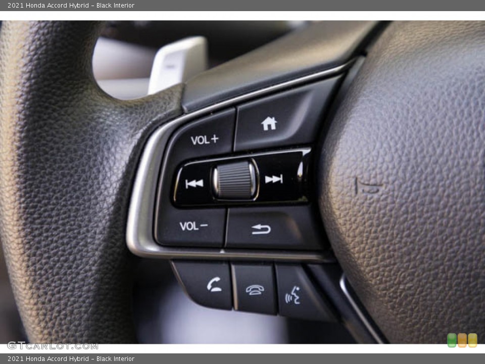Black Interior Steering Wheel for the 2021 Honda Accord Hybrid #144977443