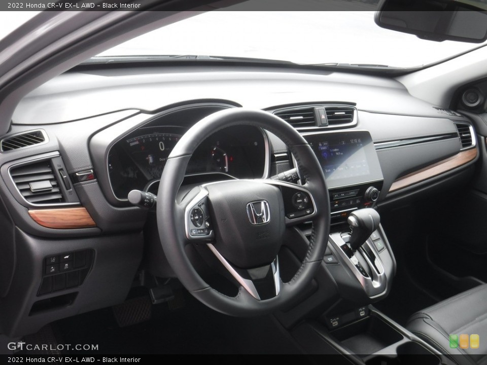 Black Interior Dashboard for the 2022 Honda CR-V EX-L AWD #144977558
