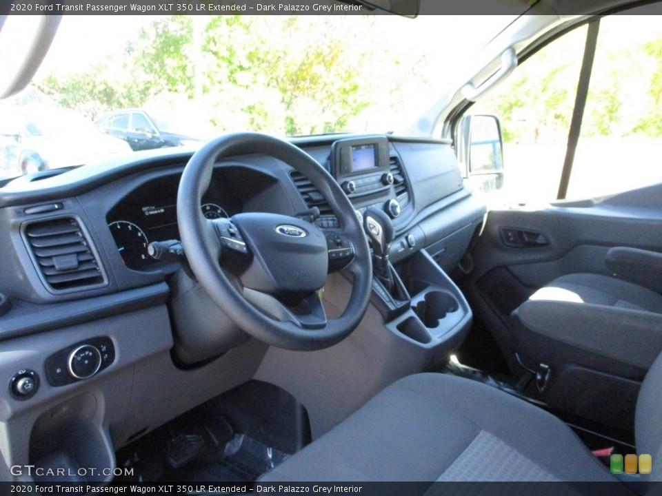 Dark Palazzo Grey Interior Controls for the 2020 Ford Transit Passenger Wagon XLT 350 LR Extended #144981098