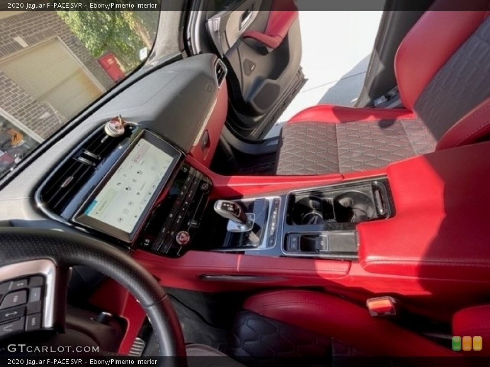 Ebony/Pimento Interior Controls for the 2020 Jaguar F-PACE SVR #144981128