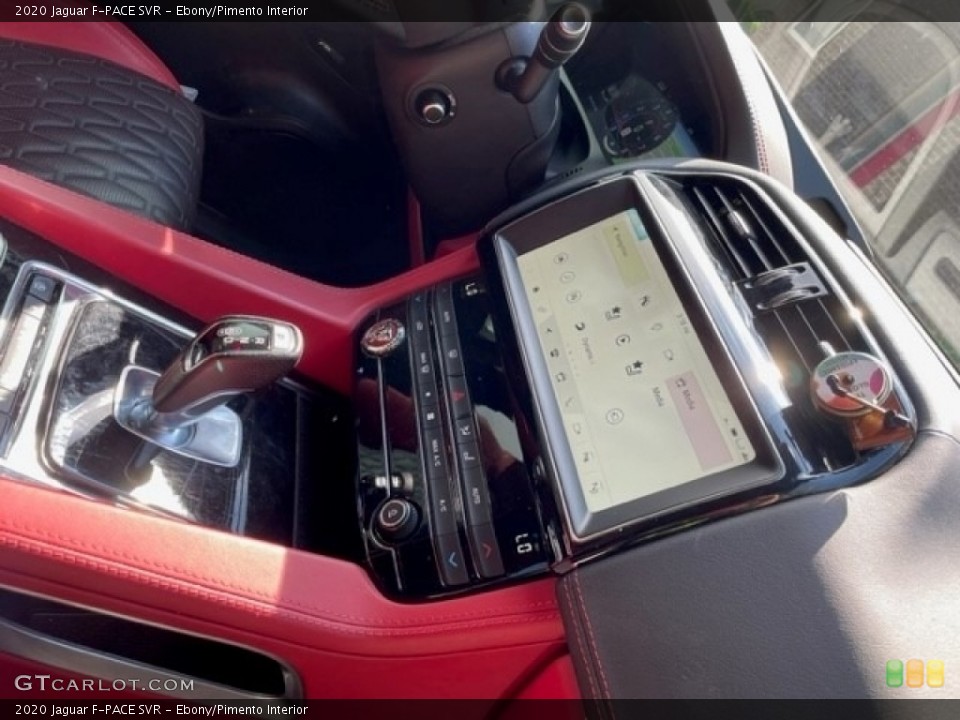 Ebony/Pimento Interior Controls for the 2020 Jaguar F-PACE SVR #144981239