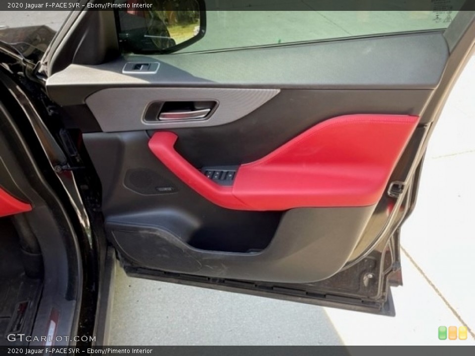 Ebony/Pimento Interior Door Panel for the 2020 Jaguar F-PACE SVR #144981278